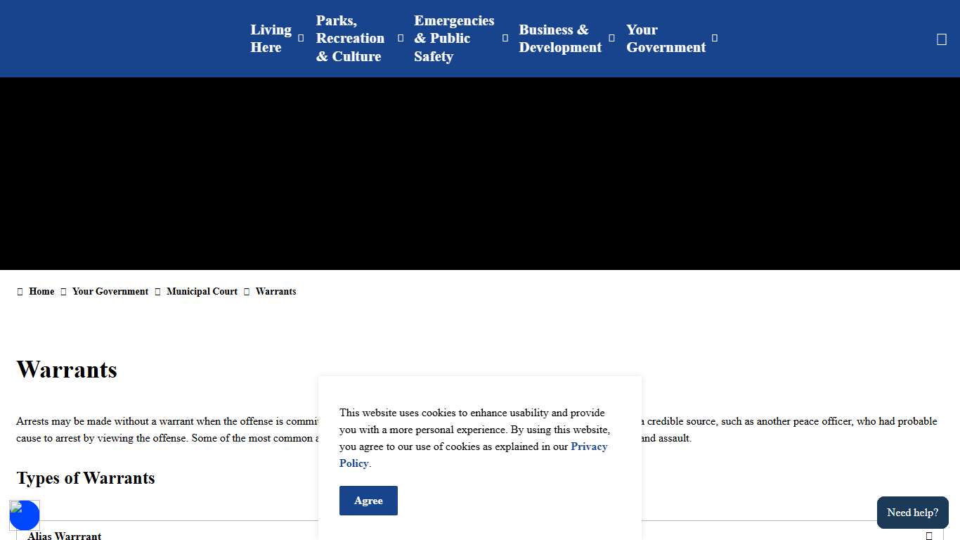 Warrants City of College Station